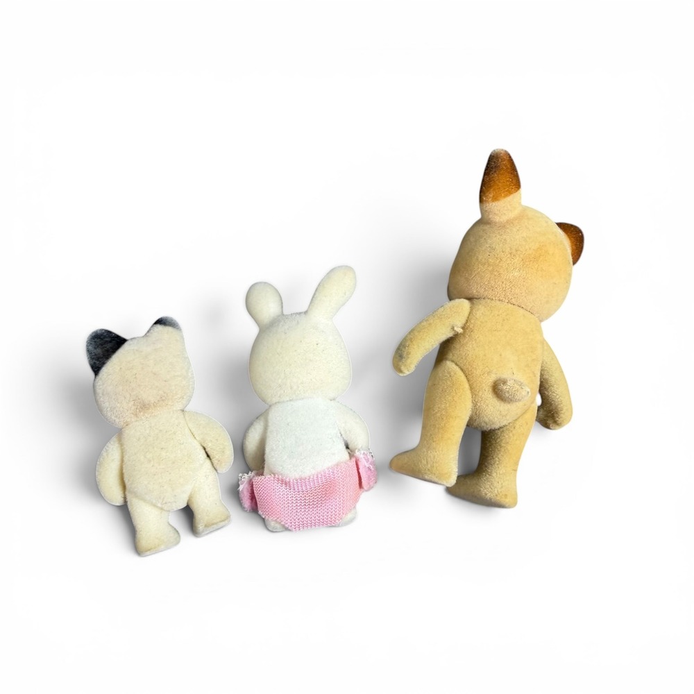 Calico Critters Sylvanian Families Lot 7 Figures Rabbit Mouse Red Panda - Picture 5 of 5